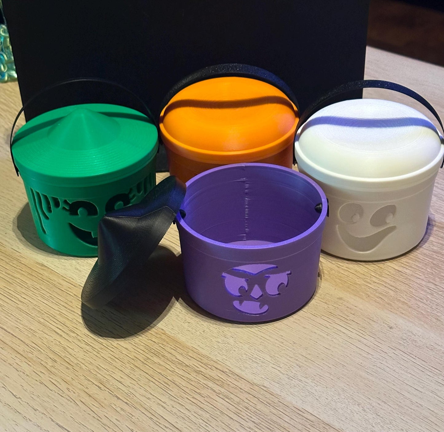 Boo buckets mini 80s 90s Nostalgic, Halloween, 3d printed