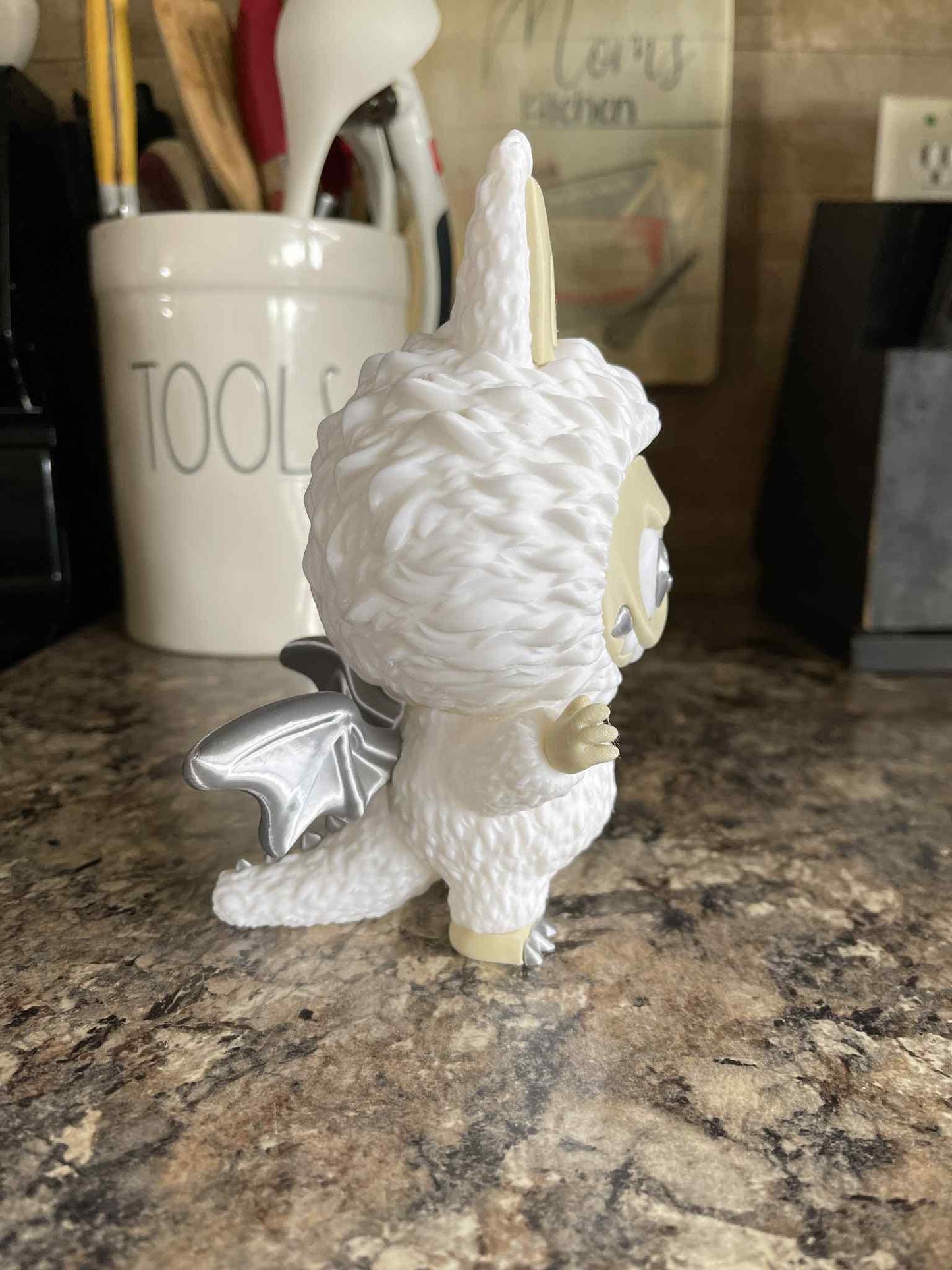 Angel/Devil monster with moving eyes, 3d printed figure,Collectible