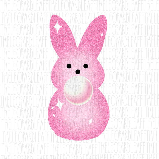 Peep pink bubblegum, Easter, DIGITAL DESIGN **PNG file for Sublimation**