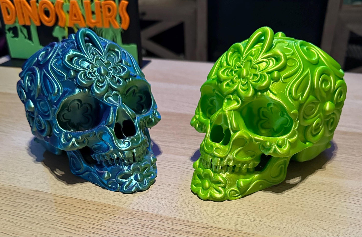 Sugar Skull, Halloween, home decor, 3D printed