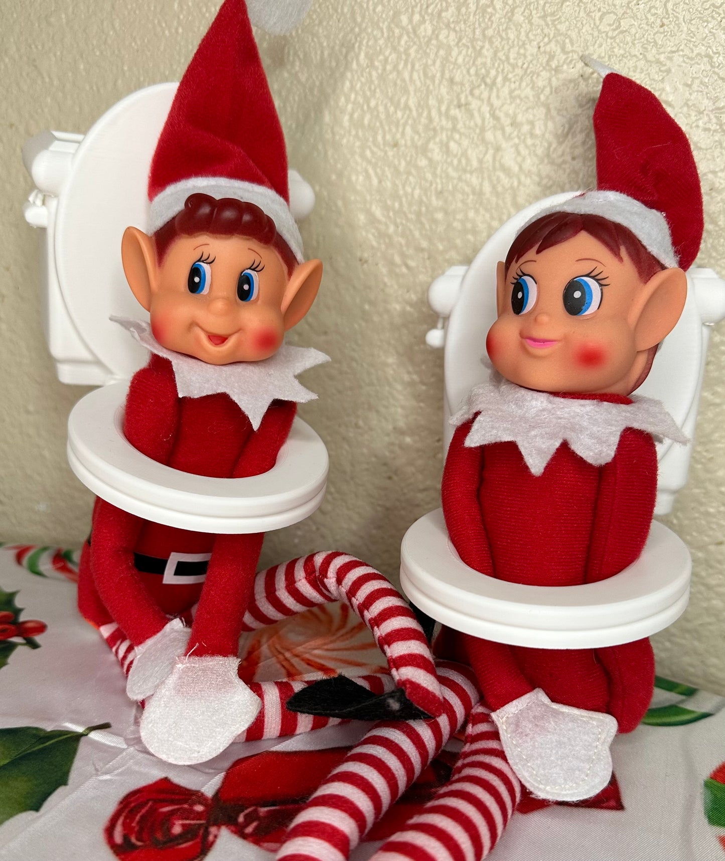 Skibidi Toilet Elf Accessory – Hilarious 3D Printed Elf Prop for Funny Elf Setups