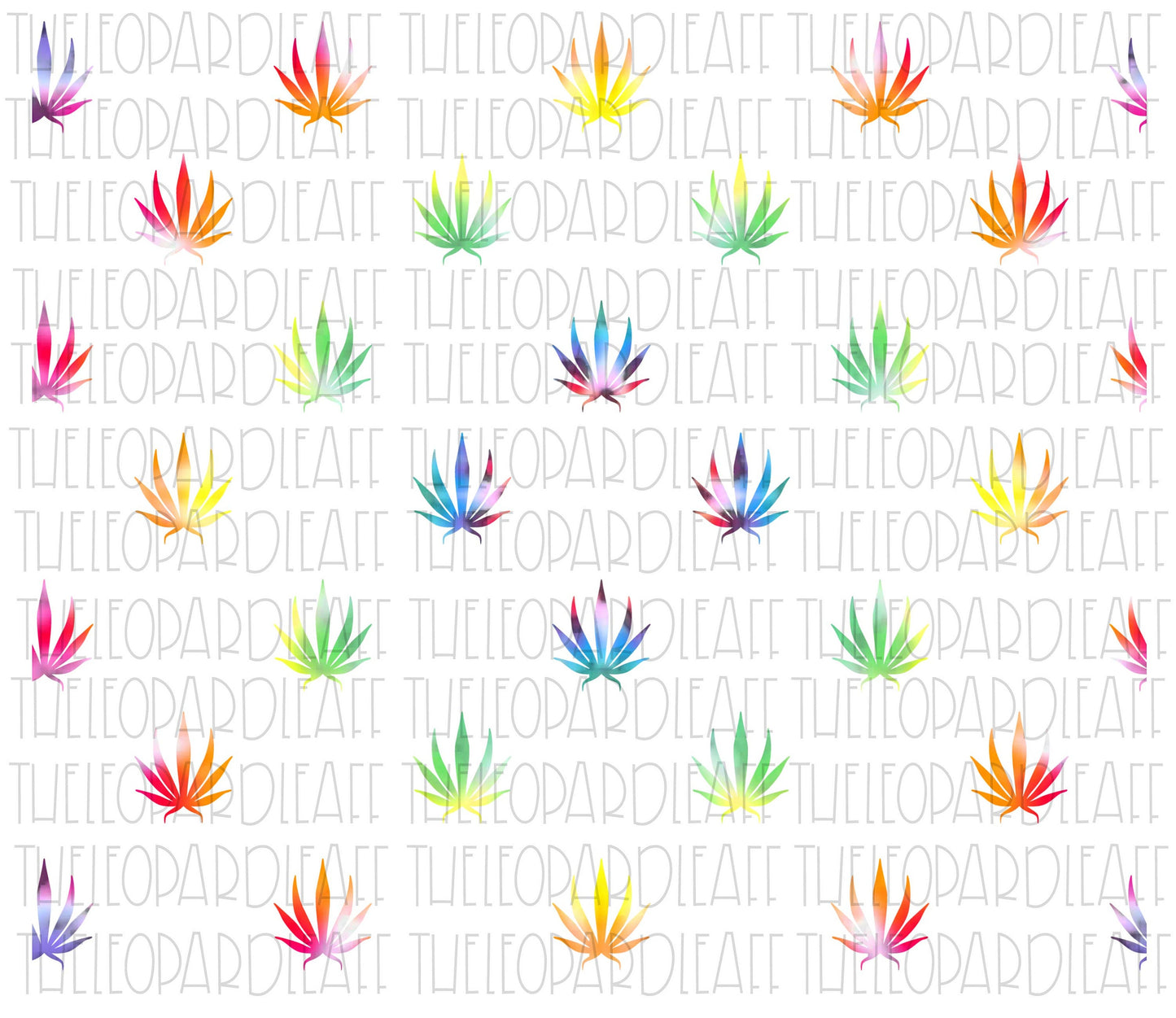 Tie Dye Cannabis digital paper DIGITAL DESIGN **PNG file for Sublimation**