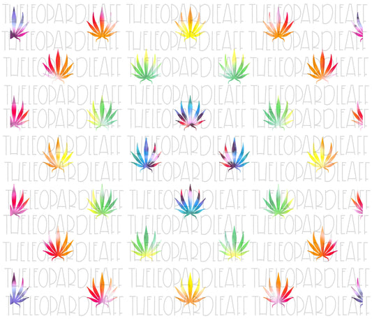 Tie Dye Cannabis digital paper DIGITAL DESIGN **PNG file for Sublimation**