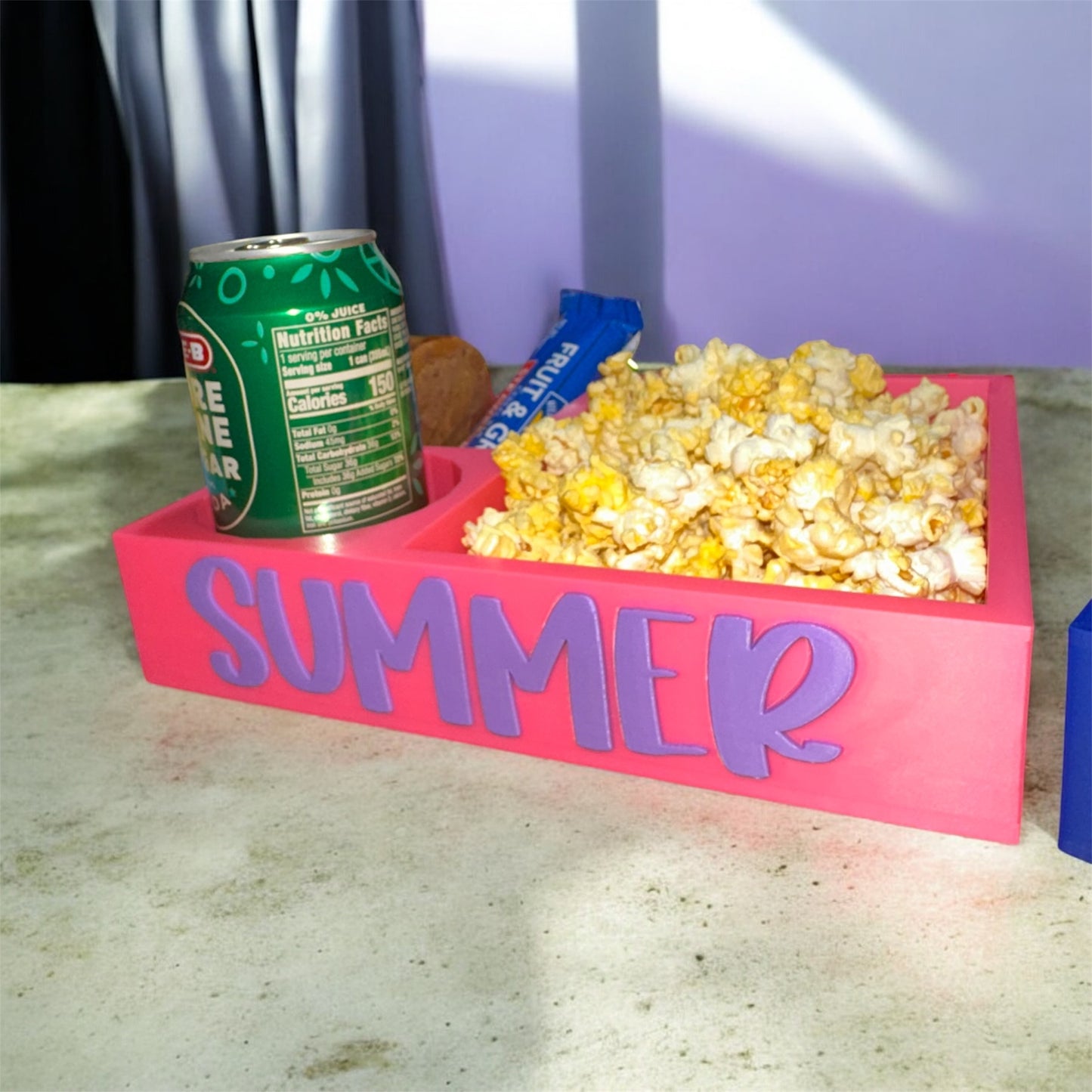 Movie snack tray Personalized | on the go | travel tray