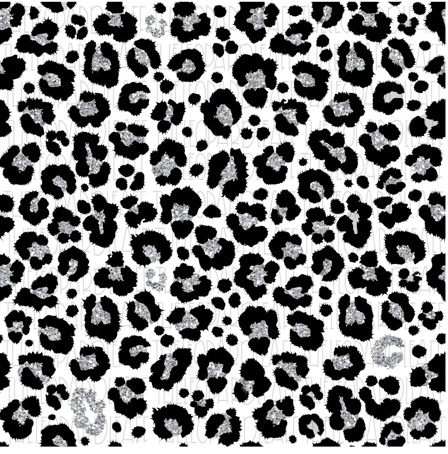 Leopard Print white Digital Paper, DIGITAL DESIGN **PNG file for Sublimation**