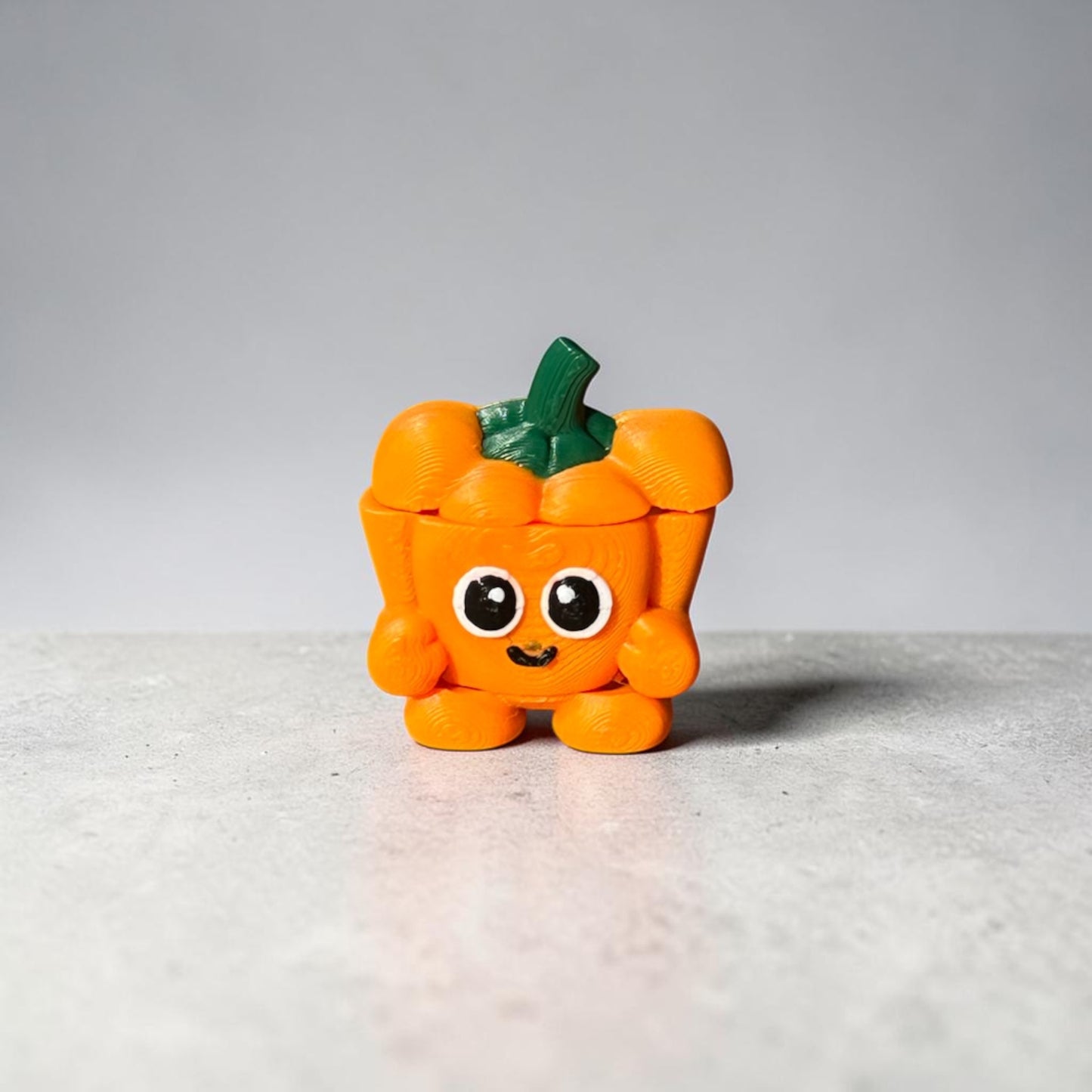 Mini Bell Pepper Flexi – 1.5” 3D Printed Fidget Toy (Single or Set)