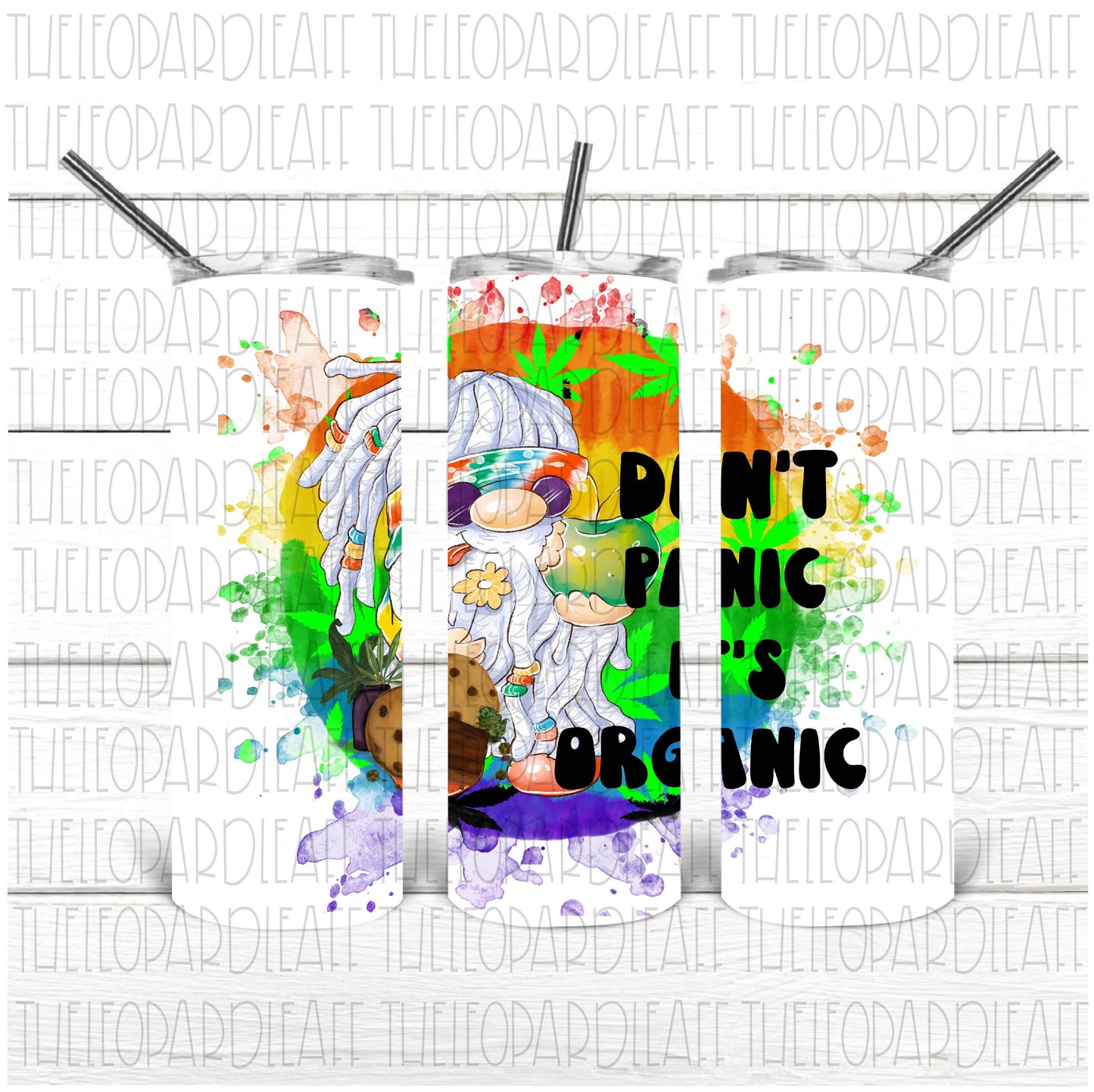 Don't panic it's organic, gnomes, DIGITAL DESIGN **PNG file for Sublimation**