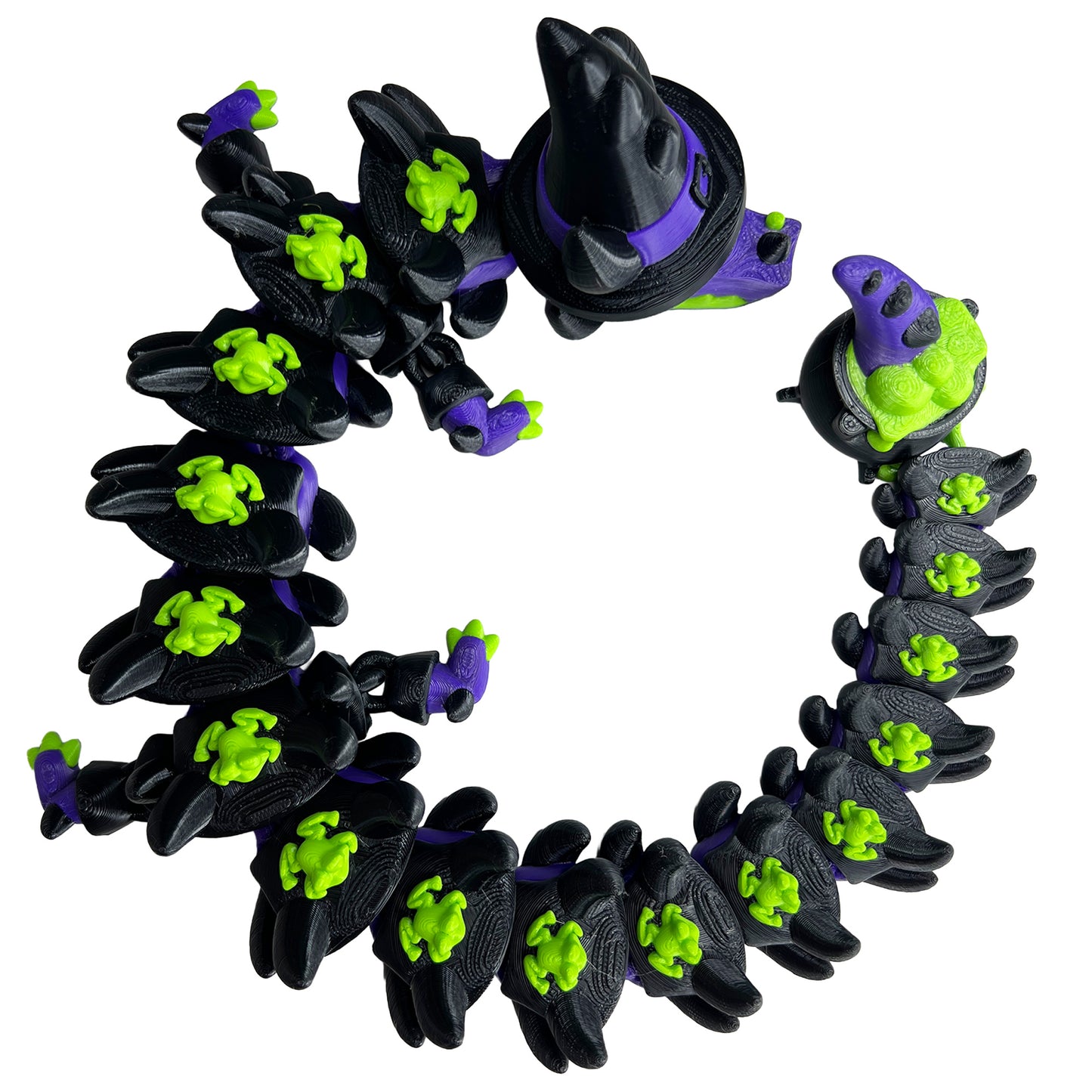 Witch Dragon, witch cauldron, Halloween,3d Printed