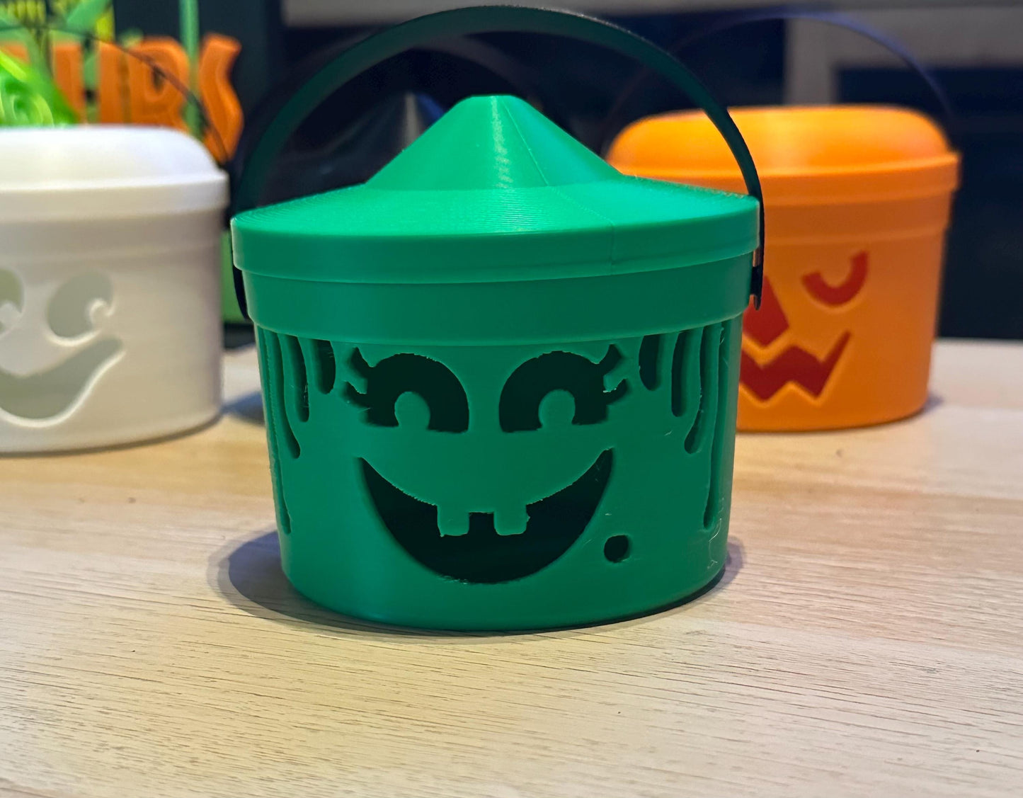 Boo buckets mini 80s 90s Nostalgic, Halloween, 3d printed