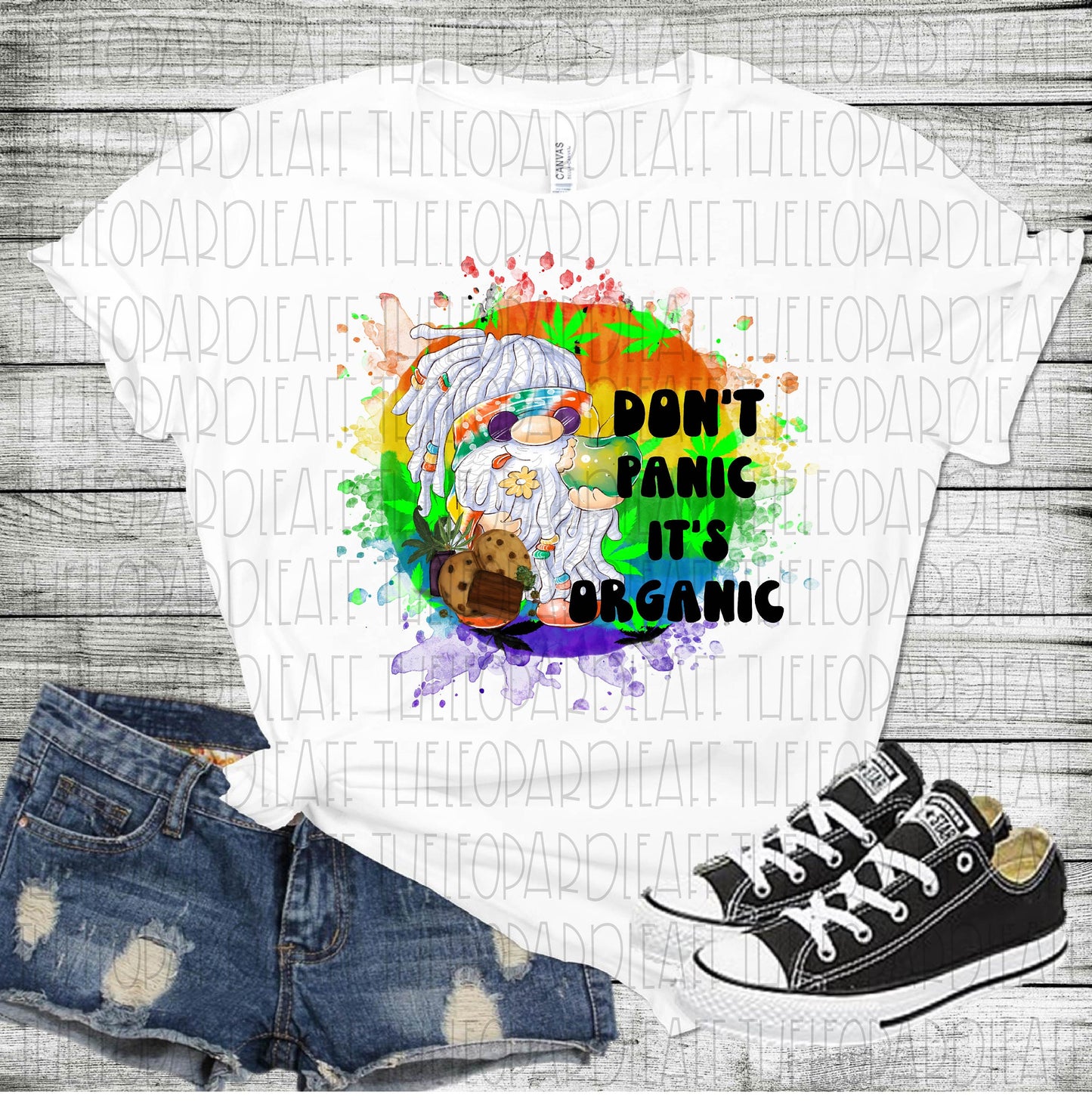 Don't panic it's organic, gnomes, DIGITAL DESIGN **PNG file for Sublimation**