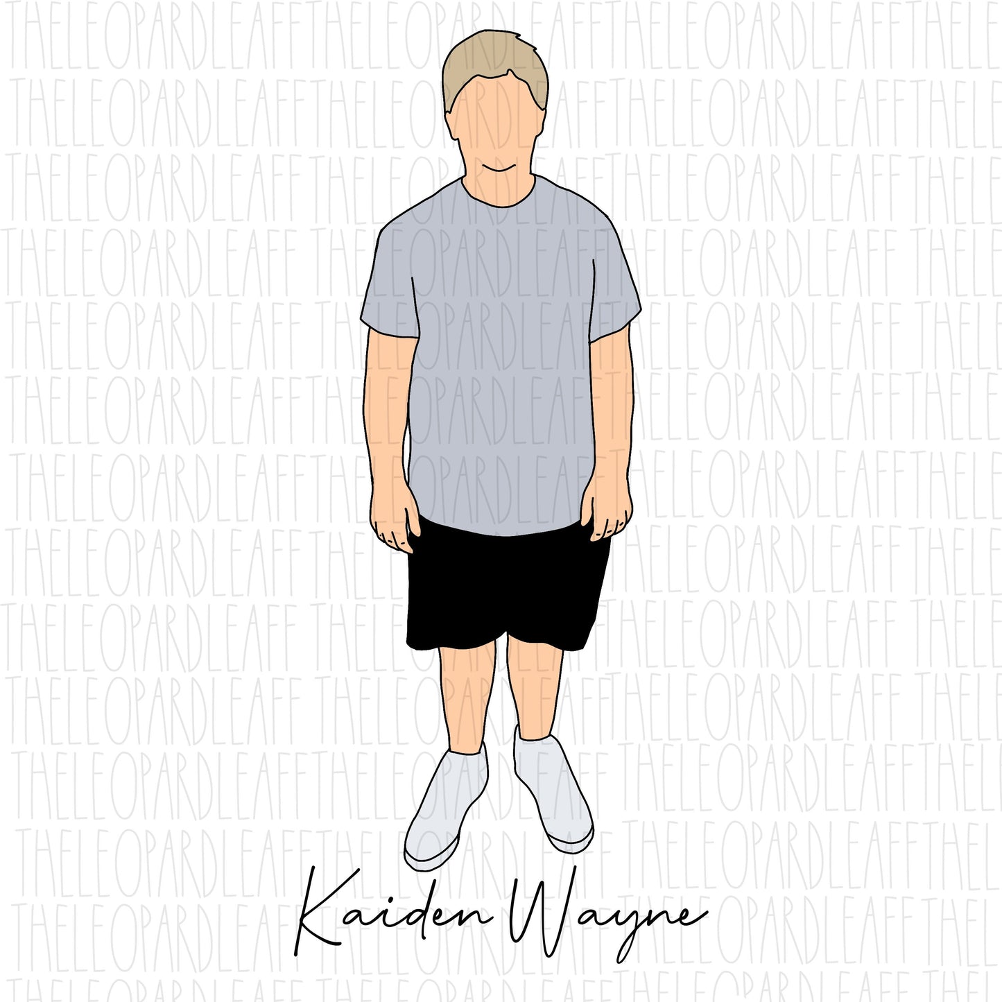 Faceless portrait, custom, gift, portrait ***DIGITAL DESIGN*** jpeg png file