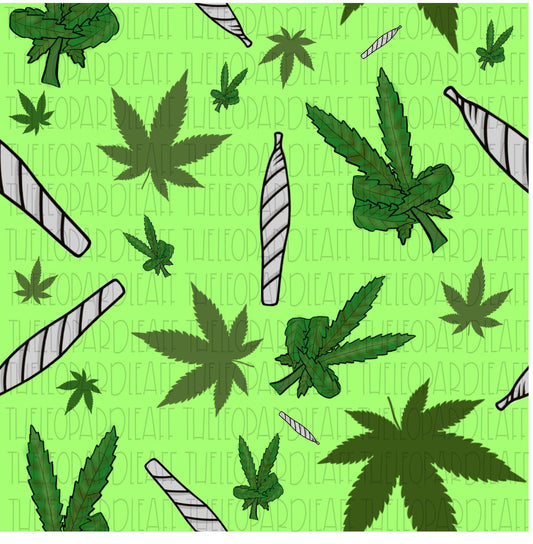 Weed leaf, joint, pot leaf,seamless digital paper DIGITAL DESIGN **PNG file for Sublimation**