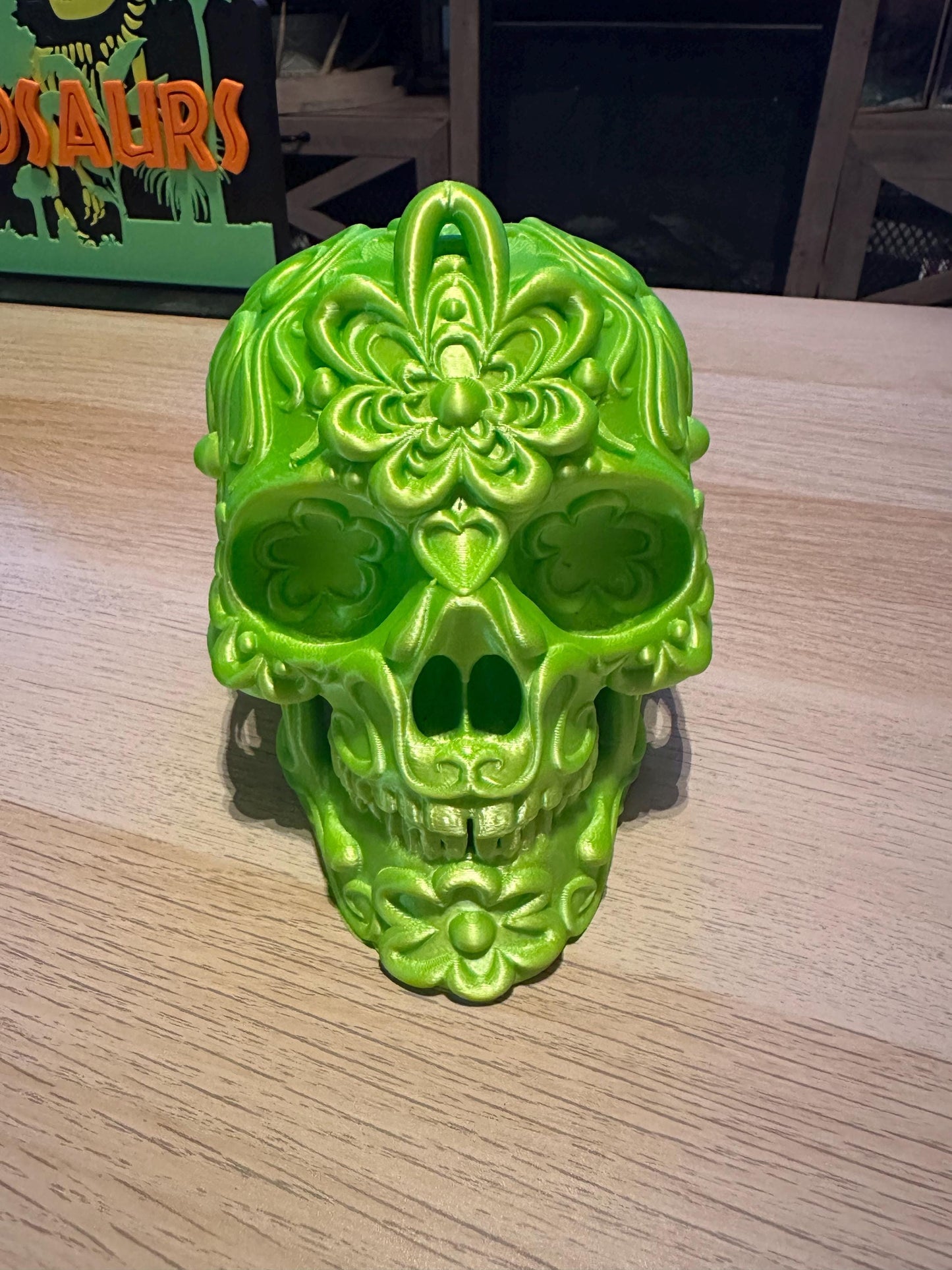 Sugar Skull, Halloween, home decor, 3D printed
