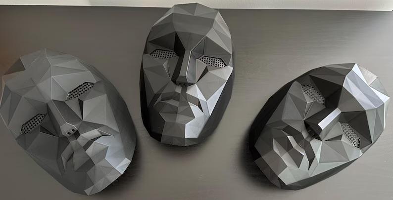 Frontman mask, Halloween, cosplay, 3d printed mask
