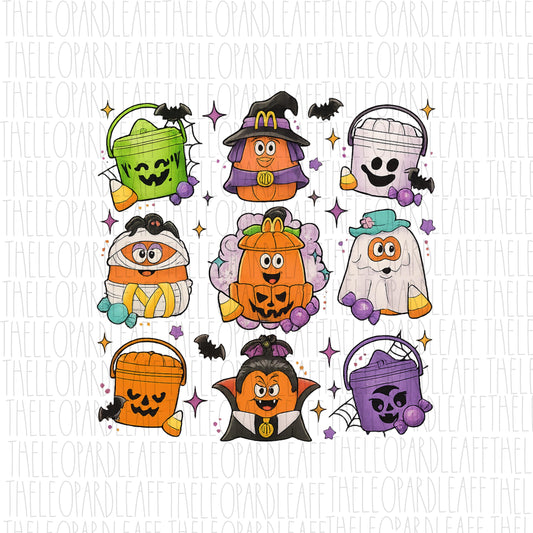 Halloween Chicken Nuggets coquette, Nostalgic, Halloween, DIGITAL DESIGN **PNG file for Sublimation**