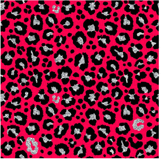 Leopard Print hot pink Digital Paper, DIGITAL DESIGN **PNG file for Sublimation**