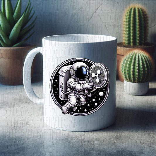 Xrp, to the moon, 12oz or 15oz ceramic mug