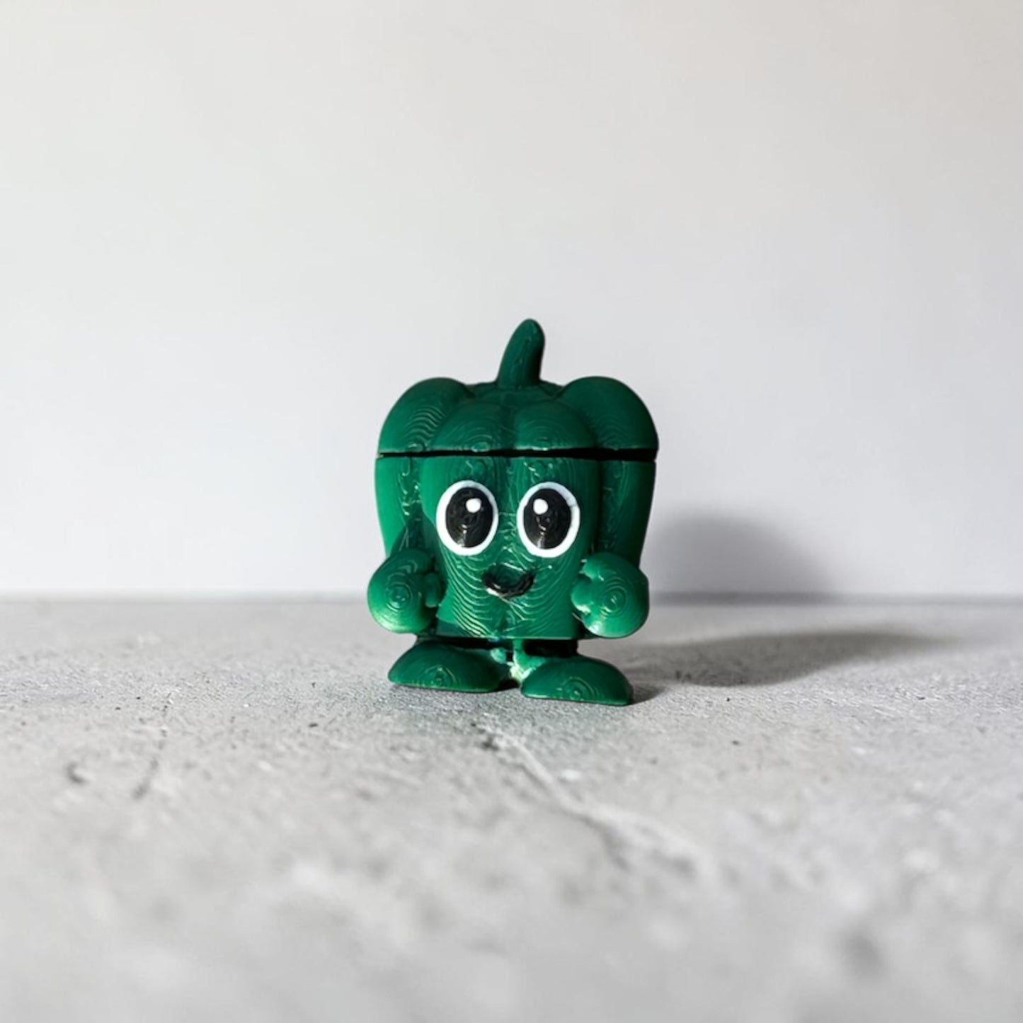 Mini Bell Pepper Flexi – 1.5” 3D Printed Fidget Toy (Single or Set)