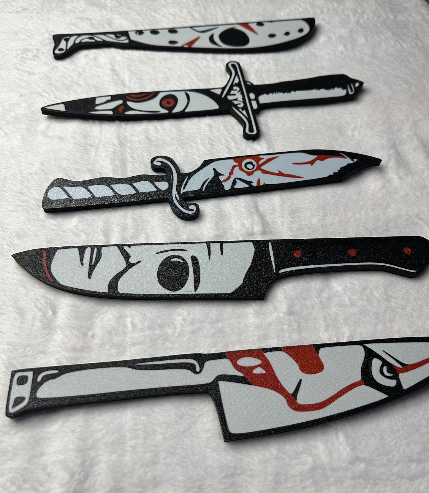 Horror Character Knives – 12” Collectible Set