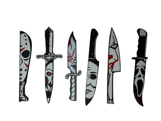 Horror Character Knives – 12” Collectible Set