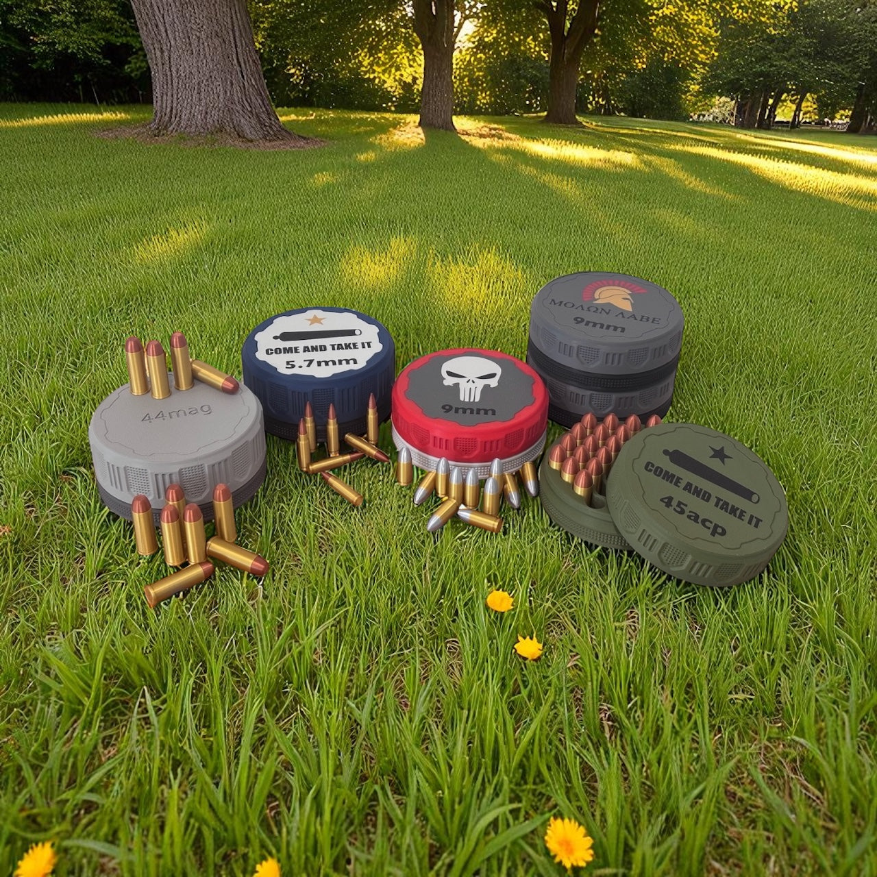 Stackable Custom Ammo Containers – Secure & Labeled Storage for Multiple Calibers