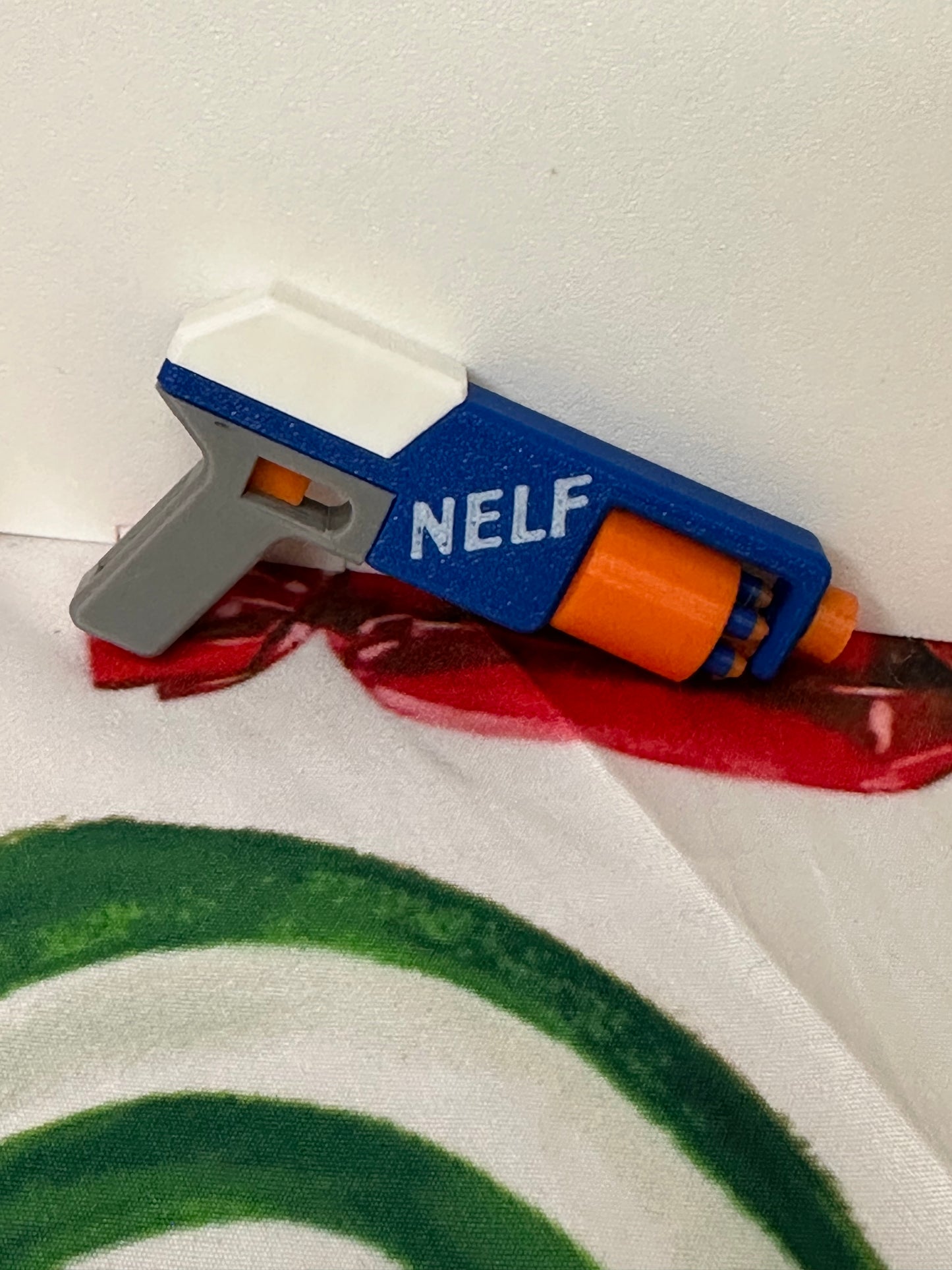 Mini “NELF” Nerf-Style Blaster – Funny Elf on the Shelf Prop