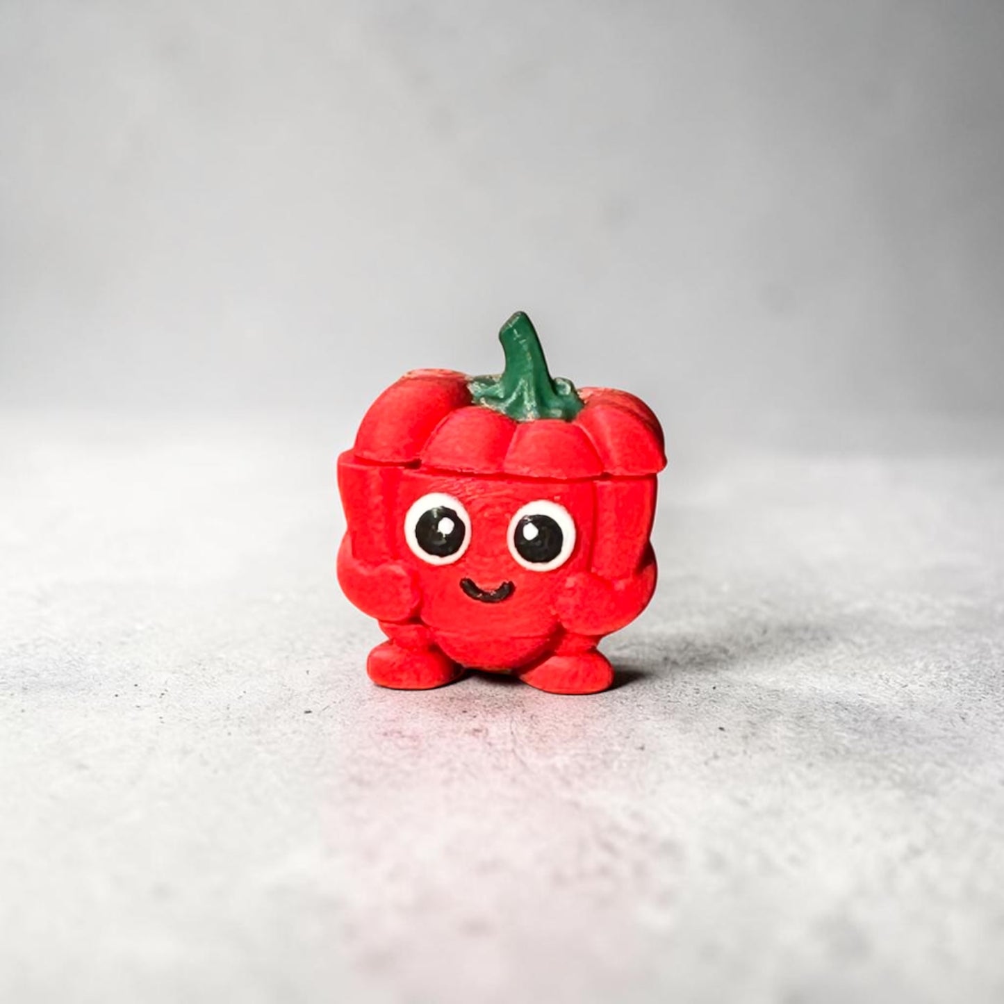 Mini Bell Pepper Flexi – 1.5” 3D Printed Fidget Toy (Single or Set)