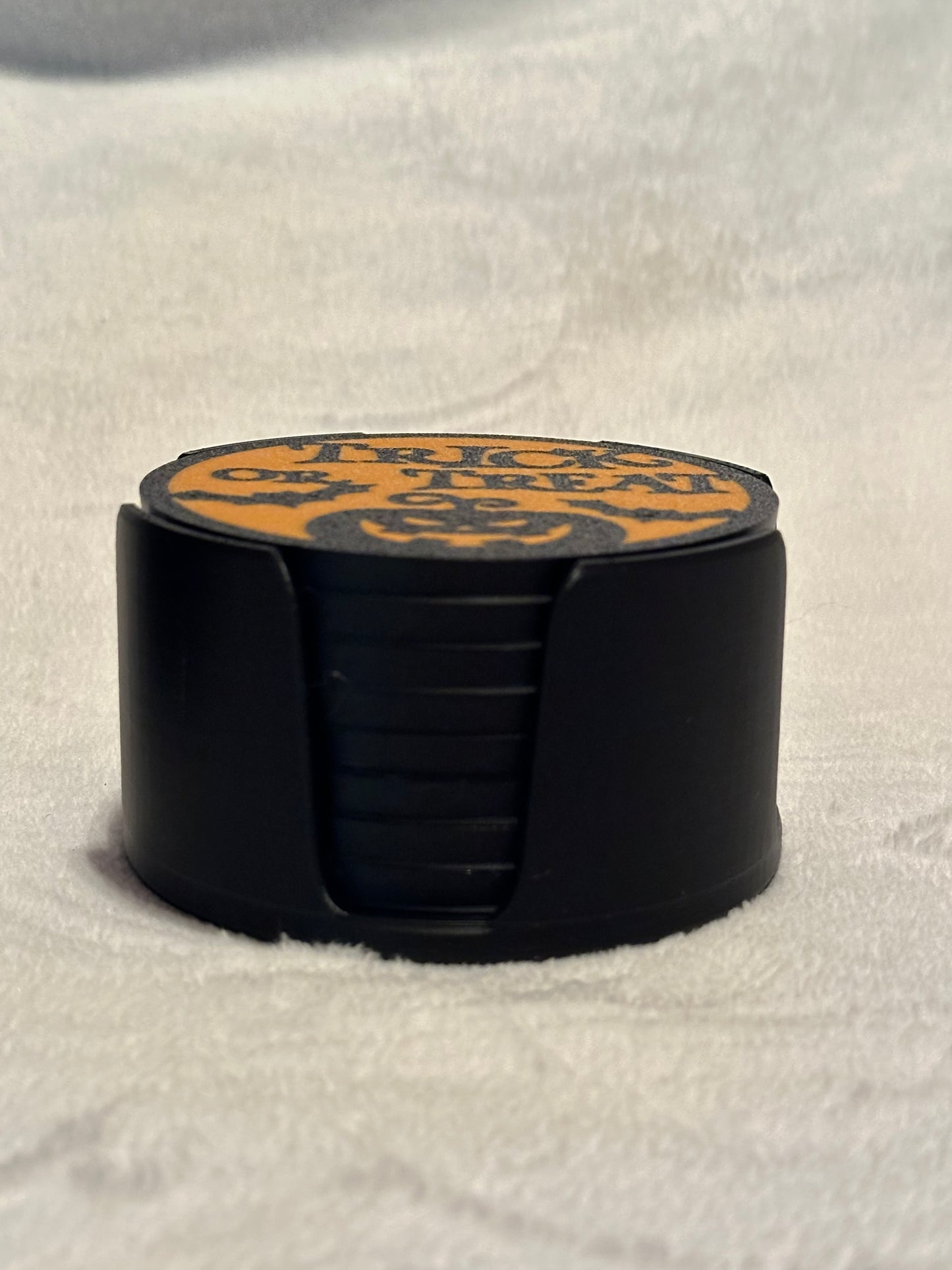 Halloween Coaster set of 8 with coaster holder, Halloween,3d printed, Decorative
