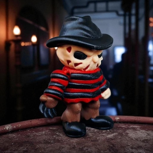 Mini Articulated Freddy Krueger – 3D Printed Collectible