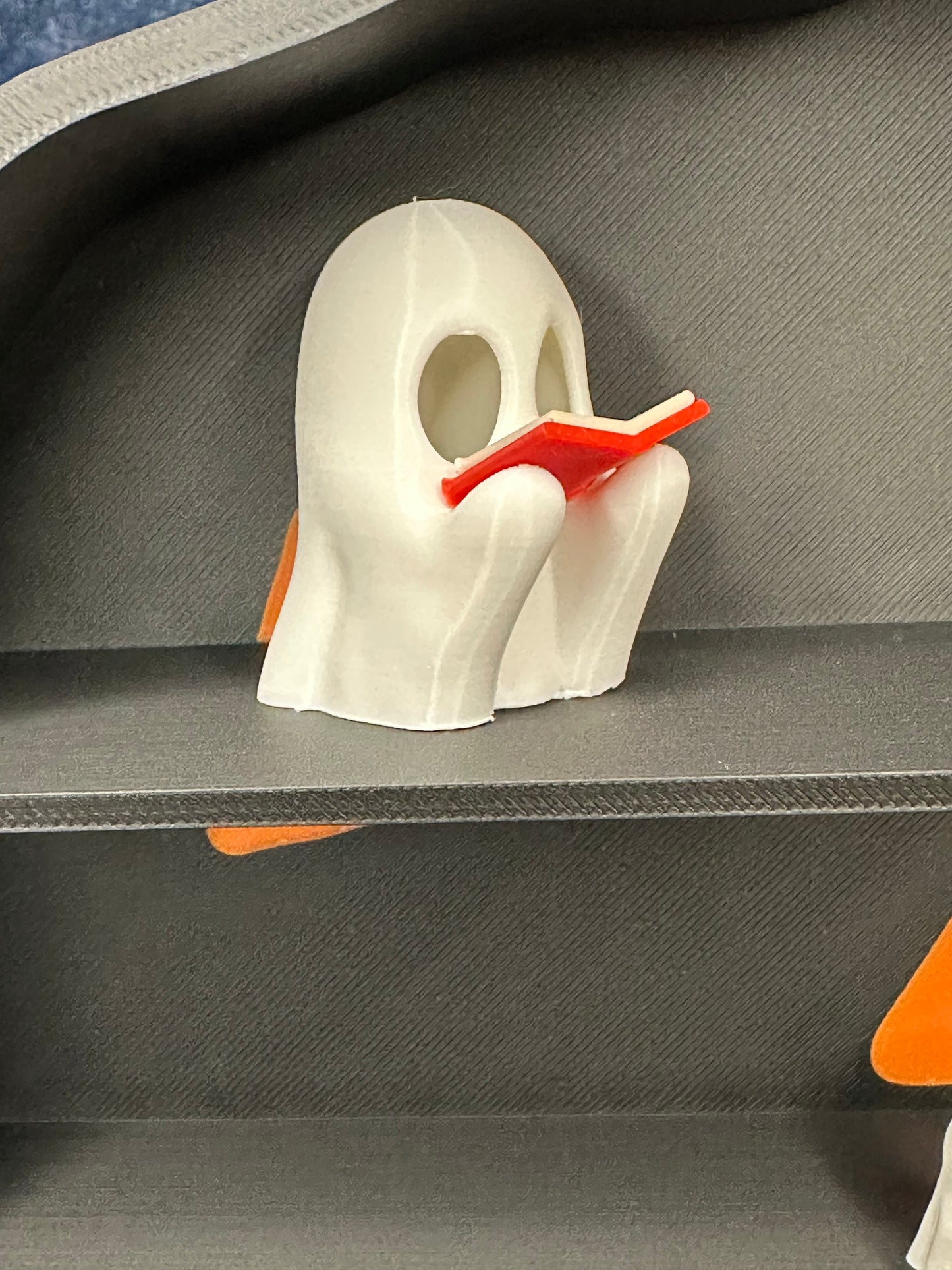 Mini Book Reading Ghost – 1.5 Inch Cute Halloween Decor