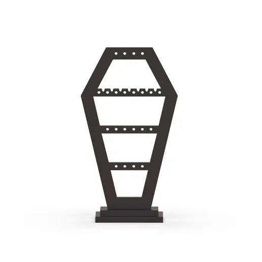 Coffin Earring Display Holder – Gothic Jewelry Organizer Stand