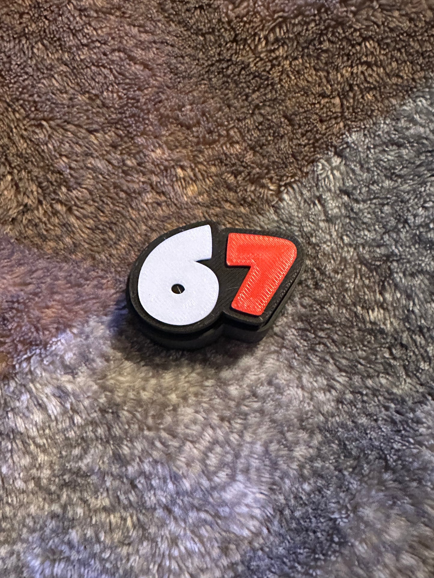 6 7 Clicker Fidget Keychain – Fun 3D Printed Toy