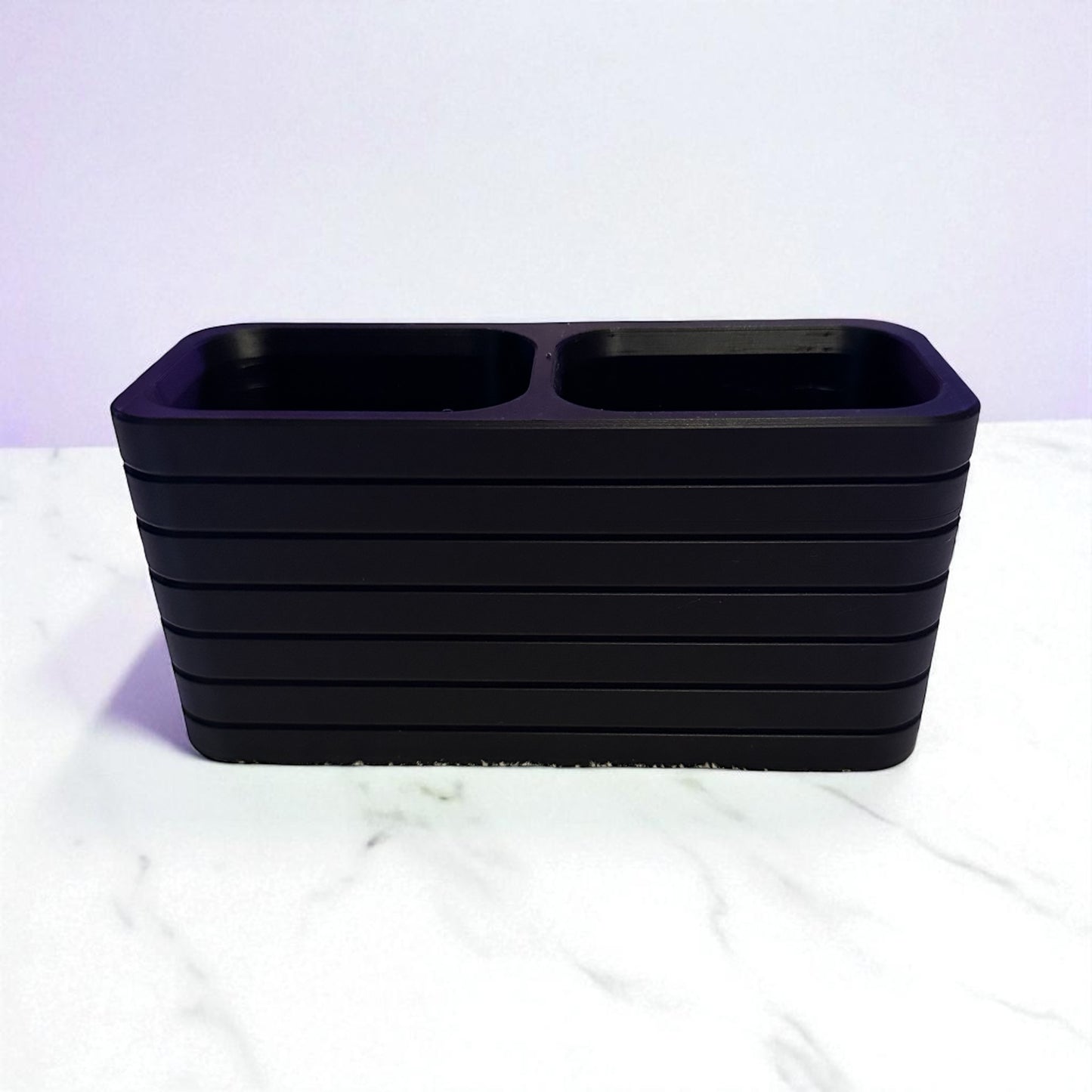 Double Remote Control Holder – 3D Printed TV Remote Organizer