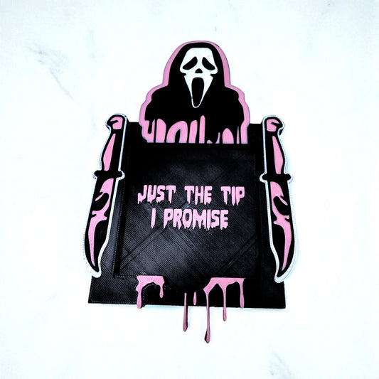 Ghostface Sticky Note Holder | Horror Desk Organizer