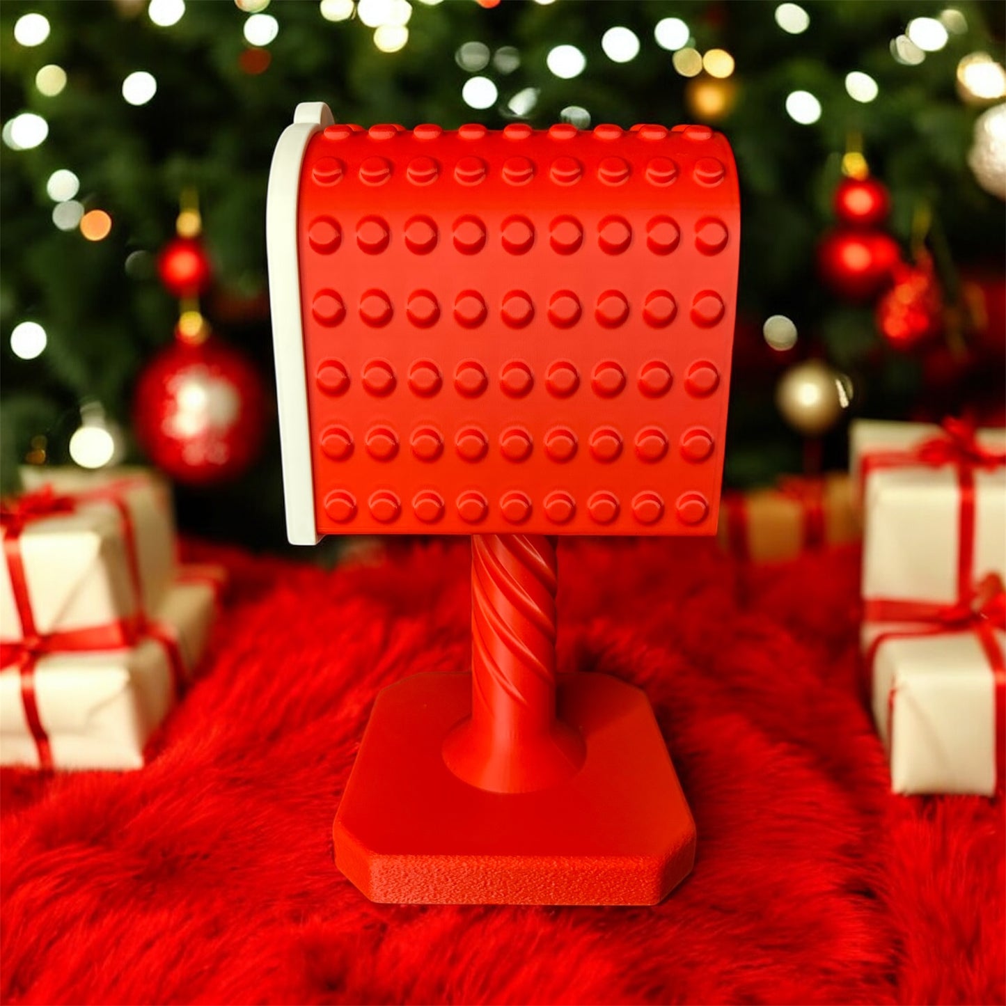Letters to Santa Mailbox – 12” 3D Printed Christmas Decoration