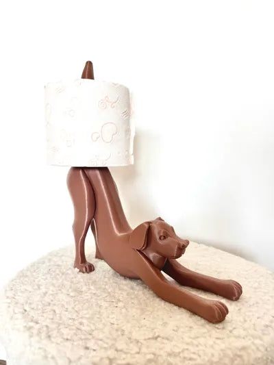 Stretching Dog toilet paper holder-Functional bathroom decor