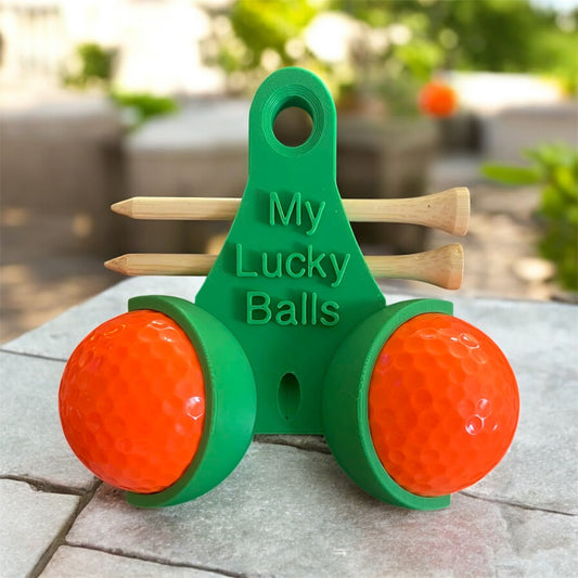 Personalized Funny Golf Ball & Tee Holder | Custom Name Gag Gift for Golfers