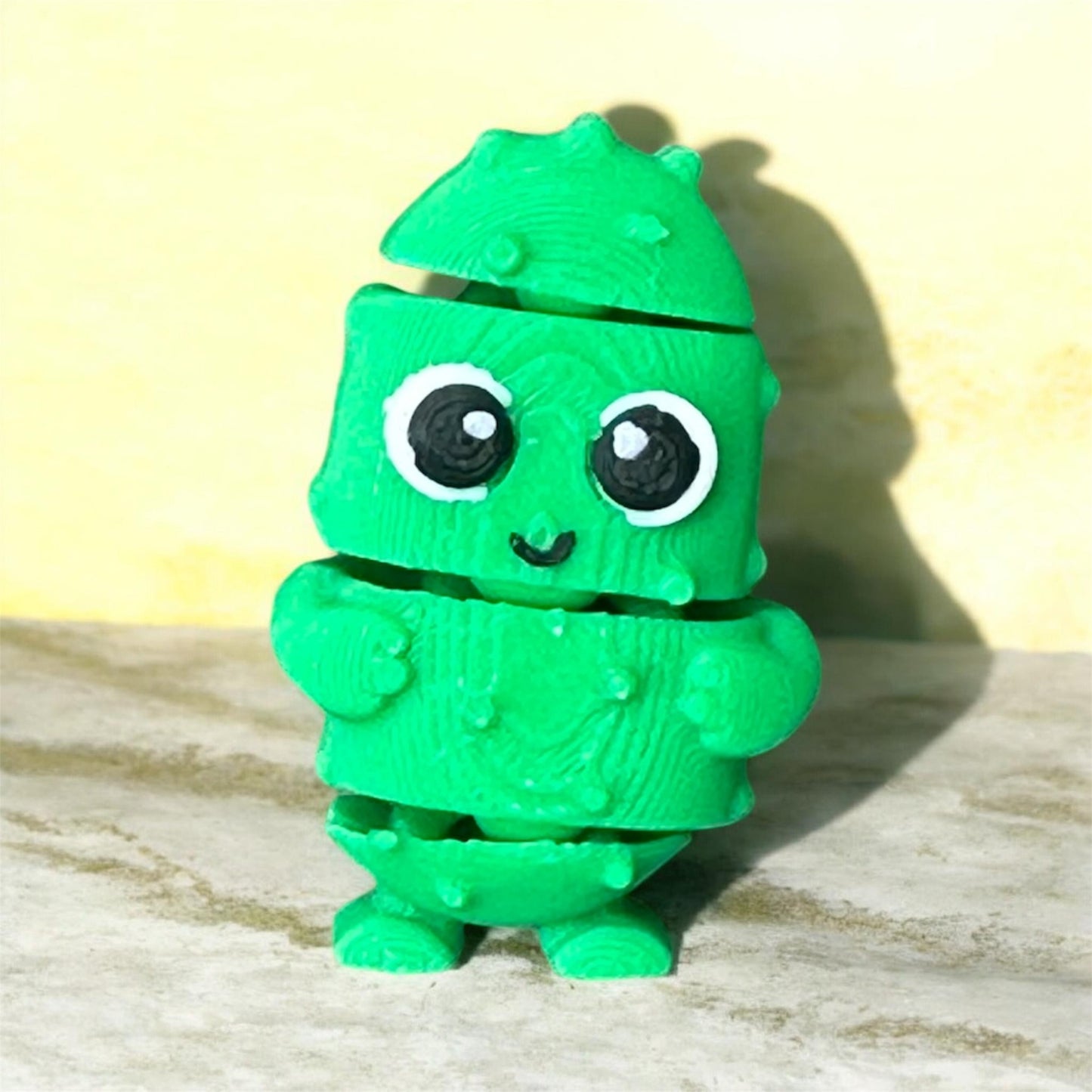 Dilly the Flexi Pickle – Articulated 3D Printed Mini Fidget Toy