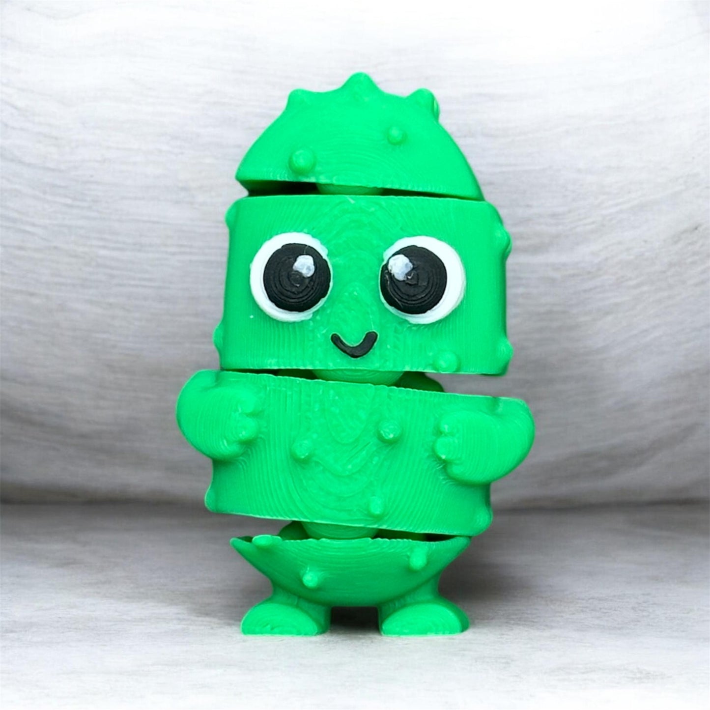 Dilly the Flexi Pickle – Articulated 3D Printed Mini Fidget Toy