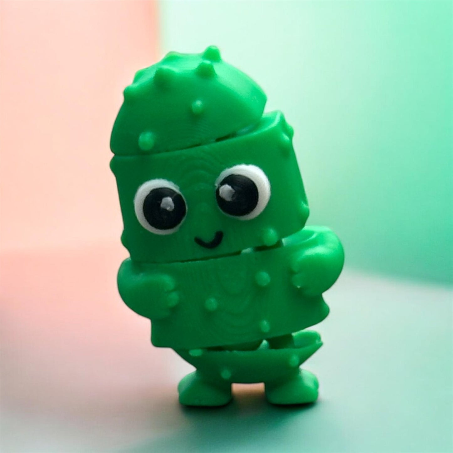 Dilly the Flexi Pickle – Articulated 3D Printed Mini Fidget Toy