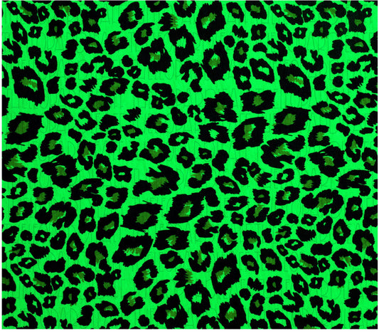 Leopard Print Green Digital Paper, DIGITAL DESIGN **PNG file for Sublimation**