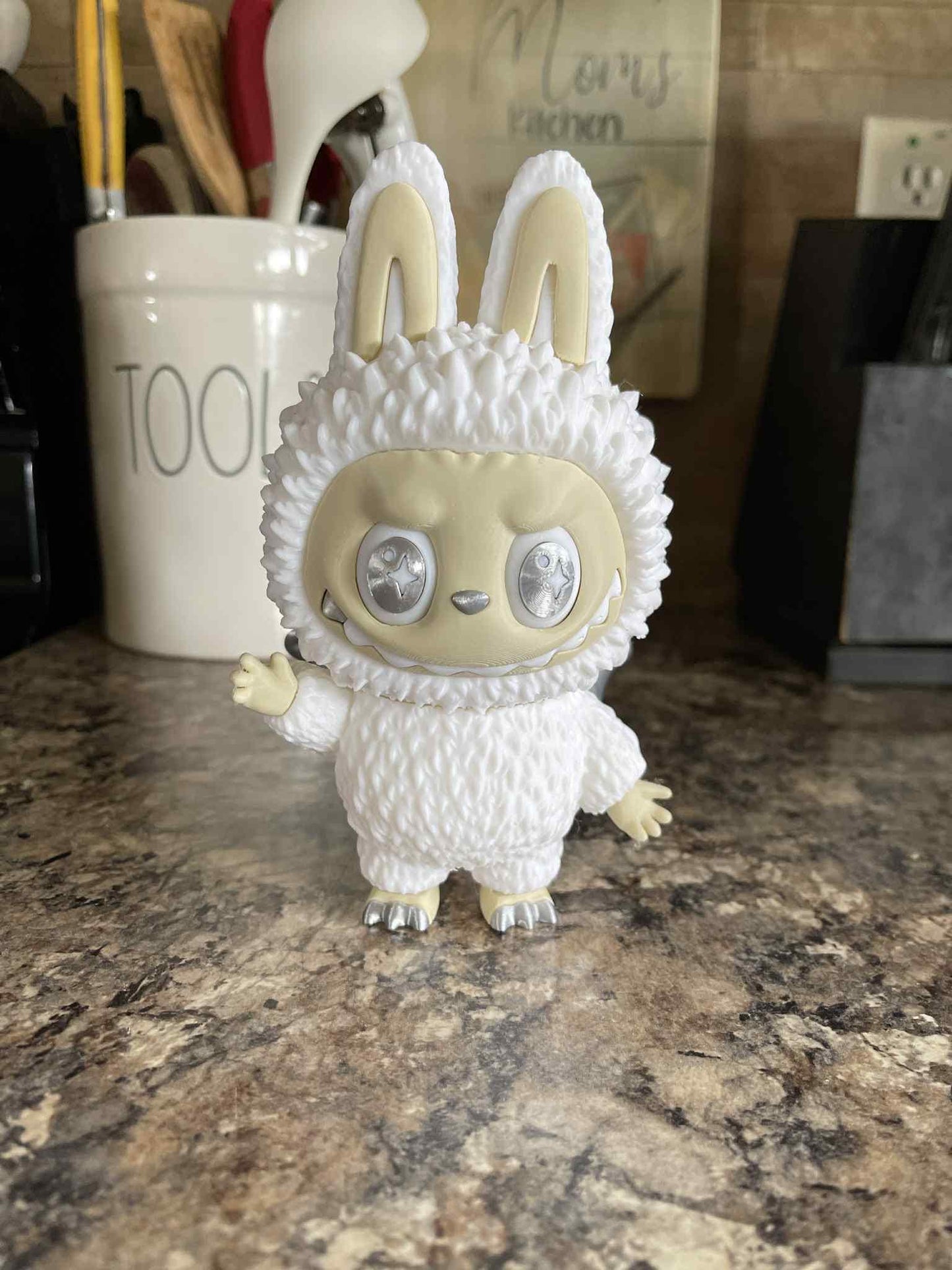 Angel/Devil monster with moving eyes, 3d printed figure,Collectible