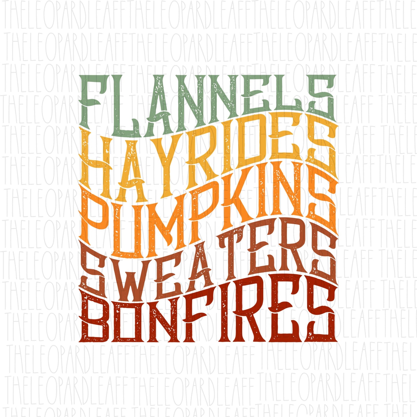 flannels hayrides pumpkins sweaters bonfires, fall, DIGITAL DESIGN **PNG file for Sublimation**