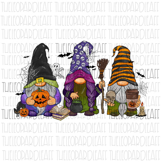 Halloween Gnomes, Halloween, DIGITAL DESIGN **PNG file for Sublimation**