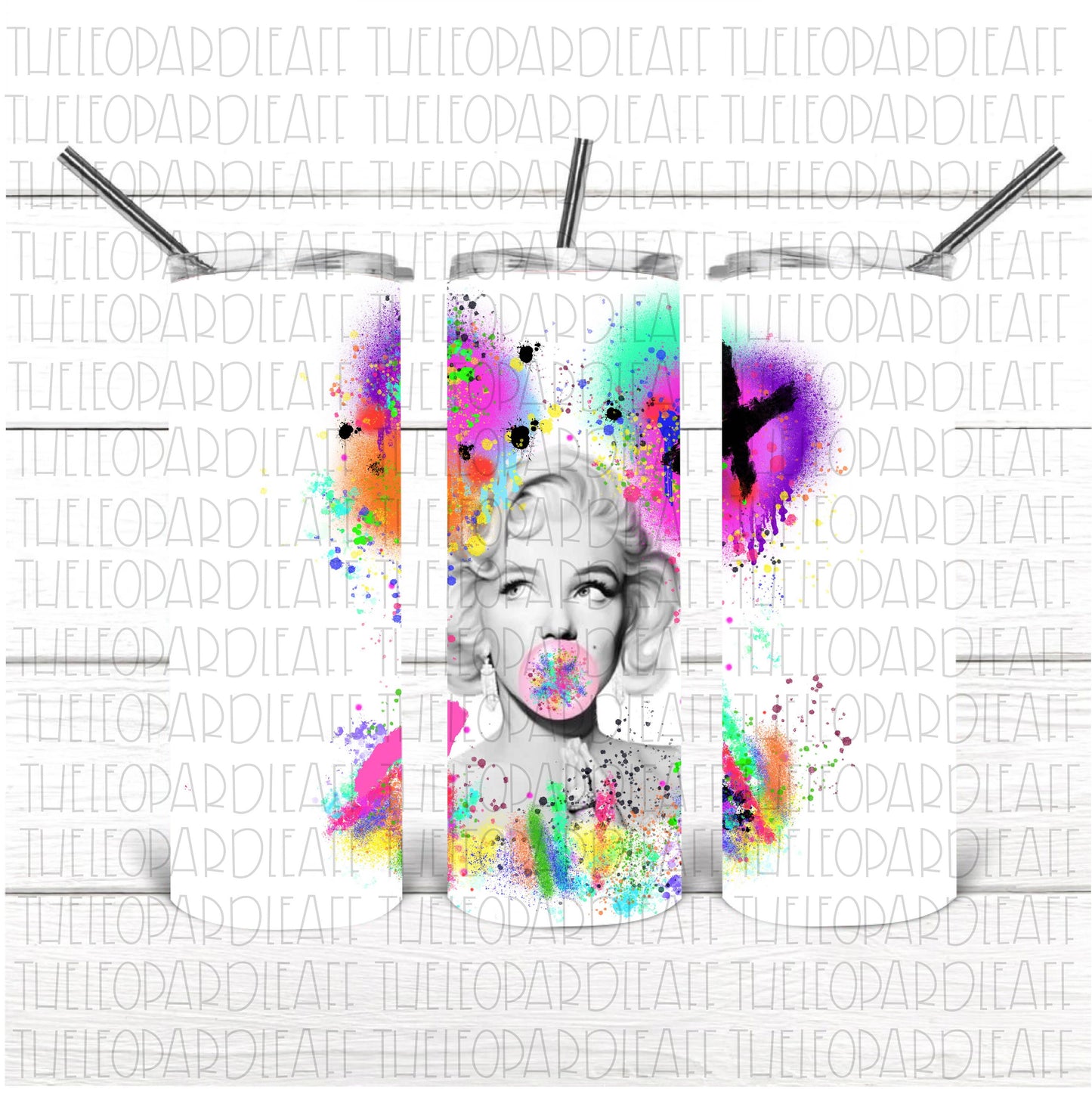 Marilyn Monroe spray paint print DIGITAL DESIGN **PNG file for Sublimation**