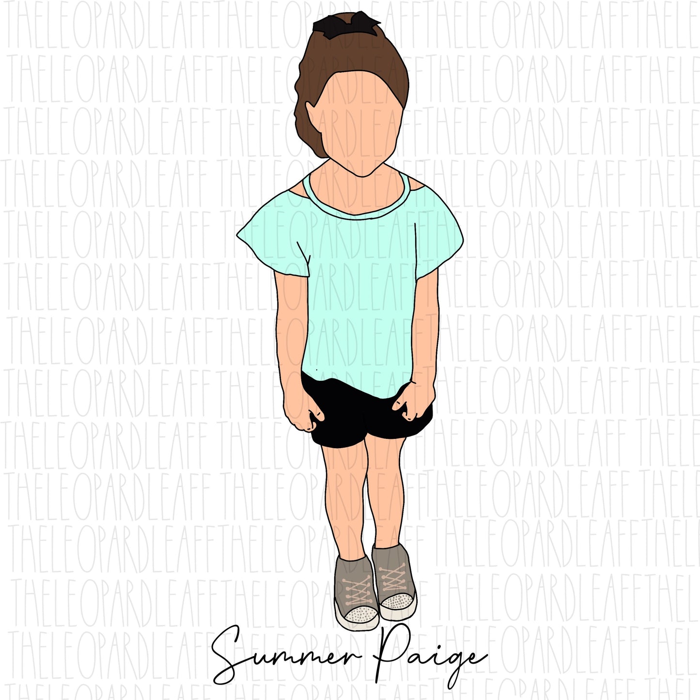 Faceless portrait, custom, gift, portrait ***DIGITAL DESIGN*** jpeg png file