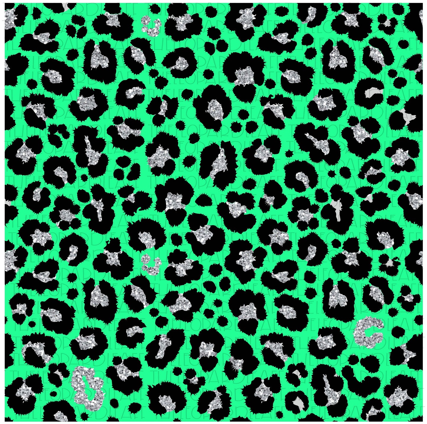 Leopard Print Digital Paper, DIGITAL DESIGN **PNG file for Sublimation**