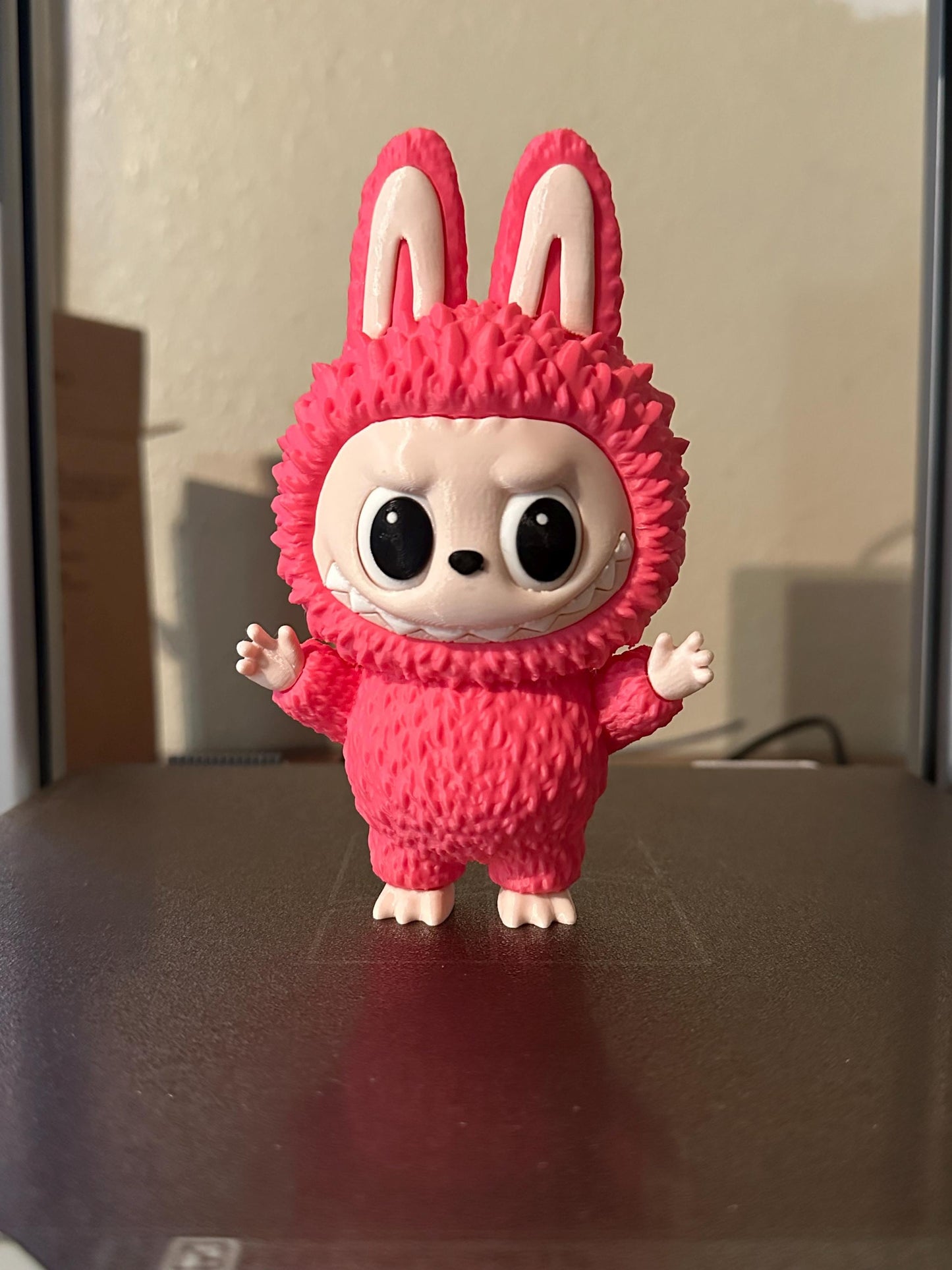 Moving eyes monster, 6in. inspired Labubu with moving eyes, 3d printed figure,Collectible