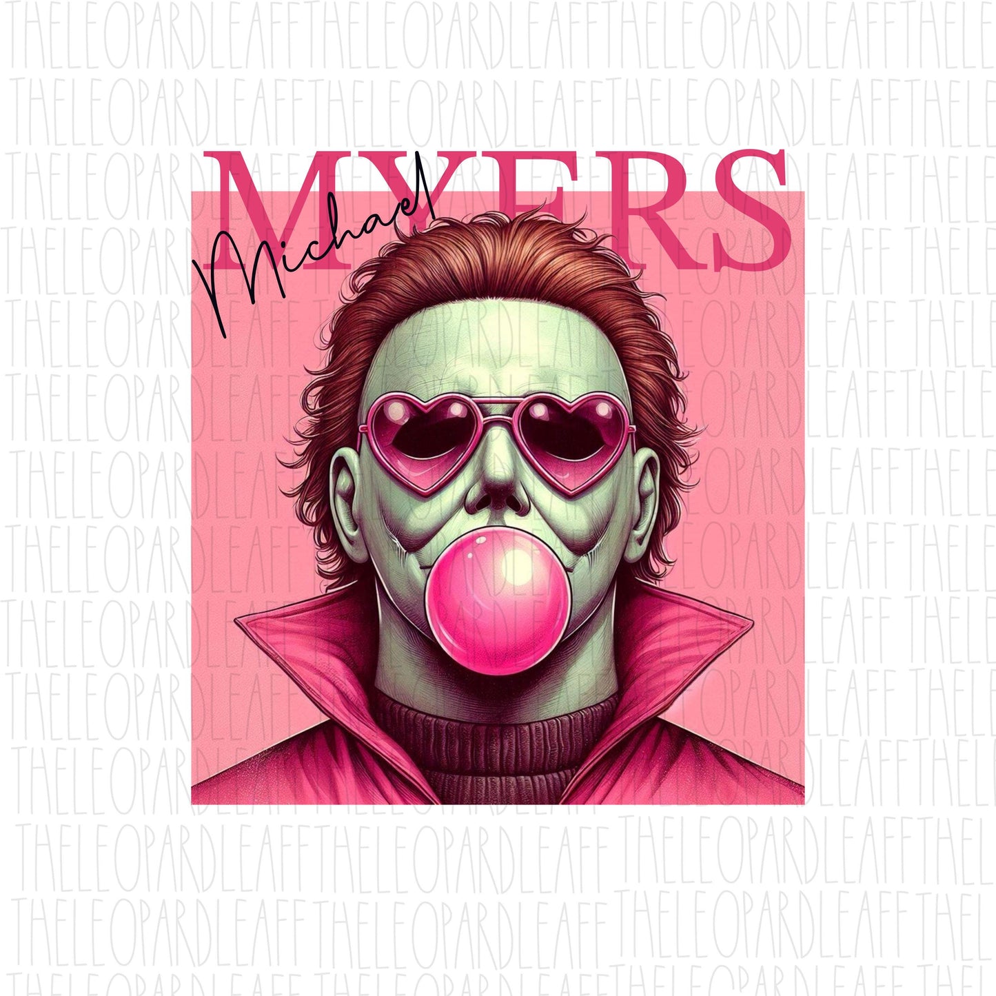 Horror character, Mike Myers bubblegum, halloween,DIGITAL DESIGN **PNG file for Sublimation**